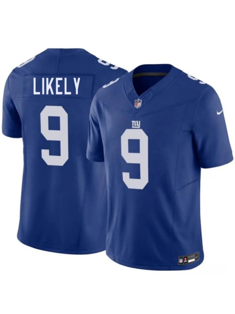 Isaiah Likely Blue Jersey Vapor Stitched